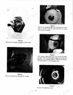 Allied 300, 400, WD winch service manual: procedures for removing cable drum cover, oil sealing ring, snap ring, and bearing.
