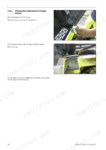 ammann-arx-12-2-arx-16-2-arx-20-2-tandem-roller-workshop-manual-4-p08000ku-en-procedures-40.webp Ammann ARX 12-2, 16-2, 20-2 engine bonnet disassembly procedure, showing gas cylinder and hinge removal steps.