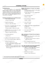 cameco-ch3500-harvester-repair-manual-troubleshooting-129.webp Cameco CH3500 steering system troubleshooting guide for slow steering, wander, drift, and slip issues.
