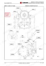 Carraro 26.20M, TB172 torque specification diagram showing bolt tightening values for axle housing and components.