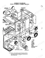 case-1200-wheel-tractor-service-manual-9-75291-wiring-8.webp Case 1200 Traction King wiring diagram for units prior to serial number 9800221 showing battery, starter, and lighting.