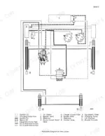case-1845b-service-manual-hydraulics-931.webp Case 1845B skid steer loader Hydraulic diagram for the loader circuit with component legend