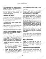 case-6388-6588-6788-tractor-operator-manual-1258501c4-procedures-45.webp Case 6388, 6588, 6788 engine fuel system procedures for venting air, draining water, and replacing fuel filters.