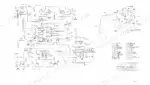 Case 9010 hydraulic system schematic showing main control valve, pumps, cylinders, and numbered component legend.