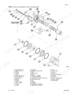 case-c50-c100-series-tractor-service-manual-7-70900-exploded-view-118.webp Case C50, C60, C70, C80, C90, C100 exploded view diagram of steering control unit components, pump body, and valve assembly.
