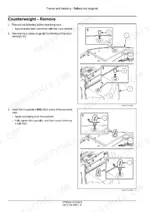 case-cx235c-sr-service-manual-frames-and-ballasting-1171.webp Case CX235C SR crawler excavator counterweight removal procedure