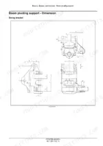 case-cx35b-cx39b-mini-excavator-service-manual-47574272b-booms-dippers-and-buckets-1060.webp Case CX35B, CX39B mini excavator Swing bracket dimension drawing for the boom pivoting support