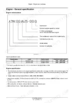 case-cx35b-cx39b-mini-excavator-service-manual-47574272b-engine-and-crankcase-40.webp Case CX35B, CX39B mini excavator Diesel engine nomenclature chart and engine specification class table