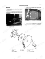 case-ih-8500-grain-drill-service-manual-8-66000-procedures-74.webp Case IH 8500 Grain Drill fan drive motor removal procedure, oil cooler removal steps, and exploded view of fan assembly.