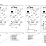 Case IH 8575 wiring connector diagrams for baler, bale ejector, and accumulator configurations with component identification keys.