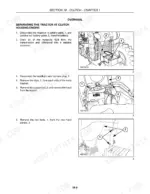case-ih-dx55-dx60-tractor-repair-manual-84140461-clutch-238.webp Case IH DX55, DX60 tractor Clutch overhaul: separating the tractor at the clutch housing, step-by-step photos
