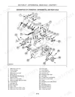case-ih-dx55-dx60-tractor-repair-manual-84140461-differential-rear-axle-551.webp Case IH DX55, DX60 tractor Differential and rear axle exploded view with numbered parts list
