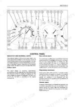 case-ih-jx1070u-jx1100u-series-tractor-operator-manual-87558108-controls-29.webp Case IH JX1070U, JX1080U, JX1090U, JX1100U control panel diagram showing indicator and warning light locations