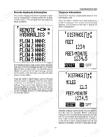 case-ih-stx275-stx325-steiger-tractor-operator-manual-rac-6-6231-operations-77.webp Case IH STX275, STX325 instrumentation manual showing remote hydraulic flow and distance information display screens.