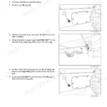 Case SR210, SR240, SV280, TR270, TR310 skid steer loader / compact track loader chain drive fluid change procedure with fill and drain plug illustrations