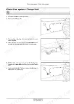 case-sr210-tr310-service-manual-axle-systems-108.webp Case SR210, SR240, SV280, TR270, TR310 skid steer loader / compact track loader chain drive fluid change procedure with fill and drain plug illustrations