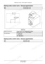 case-sr210-tr310-service-manual-brakes-and-controls-330.webp Case SR210, SR240, SV280, TR270, TR310 skid steer loader / compact track loader parking brake control valve hydraulic symbol, port identification and pressure specifications