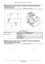 case-tv450-alpha-series-compact-track-loader-brakes-and-controls-294.webp Case TV450 compact track loader parking brake control valve specification with valve illustration