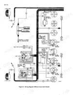 Case W14 wiring diagram showing instrument cluster gauges, flood lights, key switch, circuit breakers, and warning buzzer.