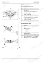 claas-xerion-3300-trac-variants-tractor-operator-manual-000-293-953-1-page-82.webp Claas Xerion 3300/3800 Trac: Steering column vehicle information unit and multifunction switch control diagrams.