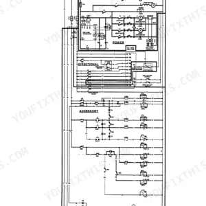 Clark ESM 12-25 electrical wiring diagram showing power, directional, speed, and accessory control circuits.