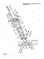 cub-cadet-805-variants-lawn-tractor-service-manual-772-3870-drivetrain-parts-92-1.webp Cub Cadet 805–1720 exploded view diagram of Sundstrand BDU-10S-114 and BDU-10S-217 hydrostatic transmission components.