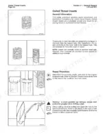 cummins-l10-m11-engine-repair-manual-3810310-01-procedures-26.webp Cummins L10, M11 coiled thread insert repair procedure, installation instructions, and drilling safety diagrams.