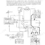 Daewoo DB58T, MEGA200 electrical system wiring diagram showing starter, battery, fuse box, and key switch connection table.