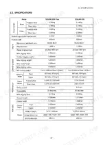daewoo-solar-030-plus-solar-035-hydraulic-excavator-service-manual-specs-30.webp Daewoo SOLAR 030 PLUS, SOLAR 035 technical specifications table including engine, operating space, and performance data.