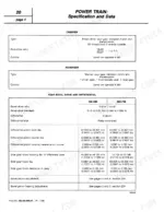 fiat-trattori-466-variants-tractor-shop-manual-603-54-228-00-hydraulic-78.webp Fiat 466–766 (incl. DT) powertrain specs table for creeper, reverser, and rear bevel drive differential.