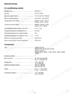 fiatagri-55-90-variants-wheeled-tractor-service-manual-603-54-245-00-specs-14.webp Fiat 55-90 to 180-90 service manual: Air conditioning system and compressor specifications table including Sankyo SD-508 and SD-510 data.