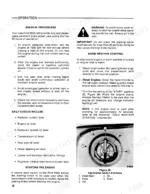 ford-655a-tractor-loader-backhoe-operator-manual-42065510-operations-28.webp Ford 655A operation manual page covering break-in procedures, daily checks, warm weather starting, and key-starter switch positions.