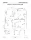 Gehl 1639, 1649 hydraulic reservoir and manifold plumbing lines diagram showing pump, filters, cooler, and valve connections.