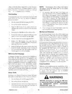 gehl-170-grinder-mixer-operator-manual-907084-procedures-43.webp Gehl 170 Mixall troubleshooting procedures for overfeeding, mill drive belt slippage, shear bolts, and mechanical failure.