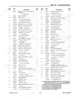 gehl-170-mix-all-parts-manual-907577-wiring-69.webp Gehl Mix-All 170, MX170 parts list table for remote unloading conveyor control accessories and hardware components.