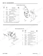 gehl-170-mix-all-parts-manual-907577-wiring-74.webp Gehl Mix-All 170, MX170 parts manual page showing exploded views and parts lists for auxiliary remote control and winch drive.