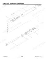 gehl-4525-4625-skid-loader-parts-catalog-907263-hydraulic-parts-120.webp Gehl 4525, 4625, SL4525, SL4625, 4625SX, 4625DX exploded view diagram of the hydraulic tilt cylinder components.