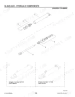 gehl-4525-4625-skid-loader-parts-catalog-907263-hydraulic-parts-122.webp Gehl 4525, 4625, SL4525, SL4625, 4625SX, 4625DX exploded view diagram of the hydraulic grapple cylinder components.