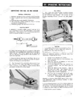 gehl-50-mx-mix-all-feedmaker-service-manual-1843k-operations-3.webp Gehl 50 MX Mix-All Feedmaker operating instructions for tractor drive, PTO shaft, and mill drive belt adjustment procedures.