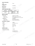 gehl-ct7-23-turbo-telescopic-handler-operator-manual-913343-page-10.webp Gehl CT7-23 Turbo technical specifications for axles, tires, brake system, electrical system, and sound levels.