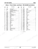 gehl-ct7-23-turbo-telescopic-handler-parts-catalog-913221-parts-list-15.webp Gehl CT7-23 Turbo parts list for cab glass, windshield, and door components for serial numbers 213284 and before.