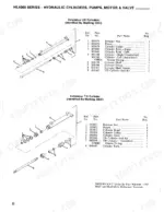 gehl-hl4300-hl4500-hl4600-hl4700-skid-steer-loader-parts-catalog-902578-hydraulic-parts-18.webp Gehl HL4300, HL4500, HL4600, HL4700 exploded view parts diagram for Columbus lift and tilt hydraulic cylinders.