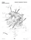 Gehl RS10-44, RS10-55, RS12-42 engine external components exploded view diagram showing mounting brackets and accessories.