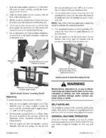 Gehl RS5-19 operator manual procedures for attaching and detaching the quick-attach system and attachment tools.