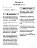 gehl-rt105-1050rt-compact-track-loader-service-manual-50950457-maintenance-52.webp Gehl RT105 / Mustang 1050RT maintenance chapter safety warnings for hydraulic and welding procedures.
