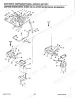 gehl-sl3510-sl3610-skid-loader-parts-catalog-904914-wiring-18.webp Gehl SL3510, SL3610 exploded view of instrument panel, wiring harness, and battery components for specific serial numbers.
