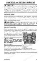 gehl-sl3635-sl3935-skid-steer-loader-operator-manual-908268-bp0904-controls-19.webp Gehl SL3635, SL3935 controls and safety equipment manual page showing operator restraint bar and seat components.