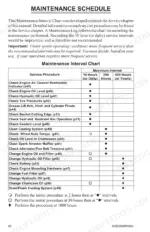 gehl-sl3635-sl3935-skid-steer-loader-operator-manual-908268-bp0904-maintenance-68.webp Gehl SL3635, SL3935 maintenance interval chart showing service procedures and hourly intervals for engine, hydraulic, and cooling.