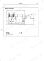hino-j08c-ti-diesel-engine-shop-manual-93211-00720-wiring-188.webp Hino J08C-TI charging system circuit wiring diagram showing alternator, I.C. regulator, battery, and fuse components.