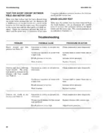hyster-e1-25xl-variants-electric-lift-trucks-service-manual-620-srm-294-troubleshooting-47.webp Hyster E1.25XL-J3.00XL troubleshooting guide for motor short circuit, brush holder tests, and commutator wear symptoms table.